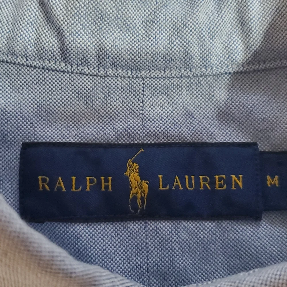 Ralph Lauren Men's Blue Anchor Button-Down Shirt. Sz M - Picture 2 of 6